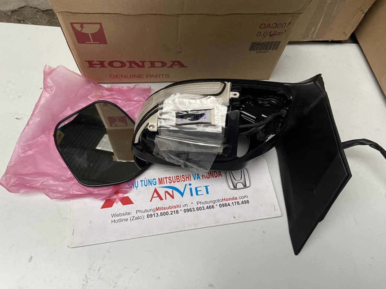 Gương chiếu hậu bên phụ xe Honda CITY 2014